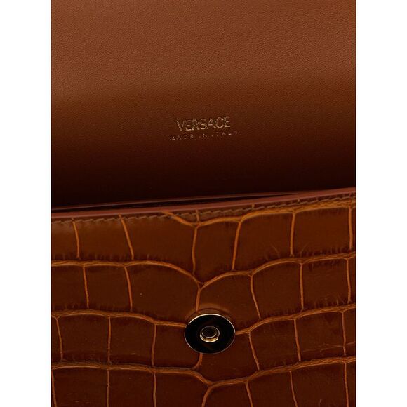 Versace Crossbody Bag Woman Brown - Picture 4 of 4